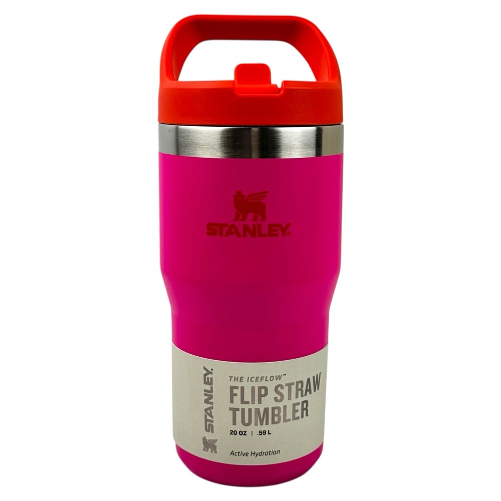 NWT Stanley 20 oz Go Flip Straw Tumbler Insulated Bottle Vivid Violet - Picture 11 of 11